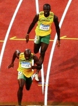 4x100 Peking Powell és Bolt